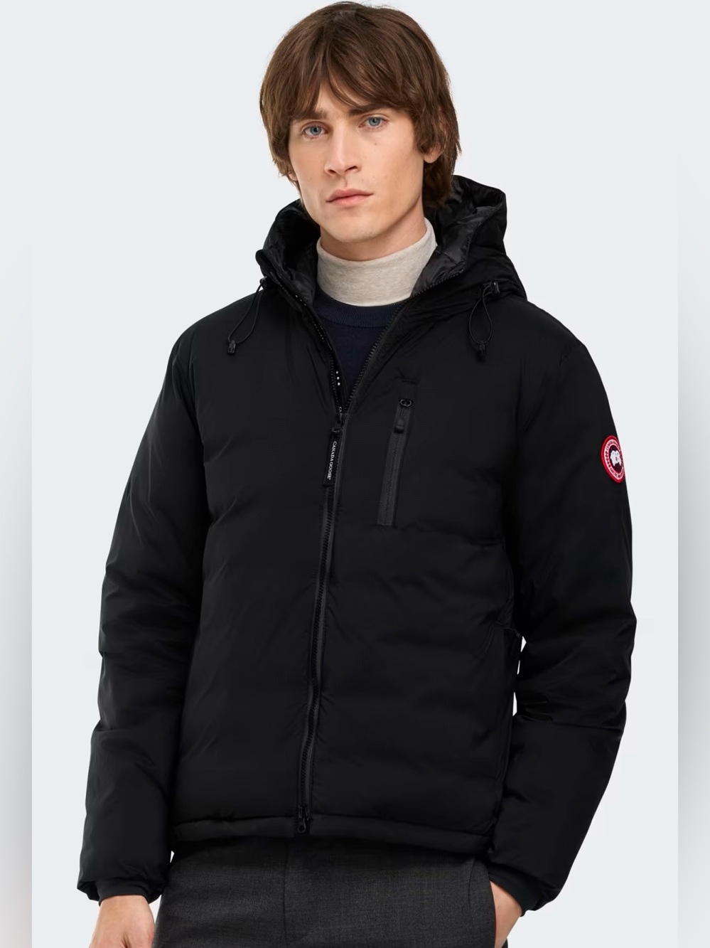 Canada Goose Men’s Lodge Hoodie Fusion Fit In Black NWT Size Large